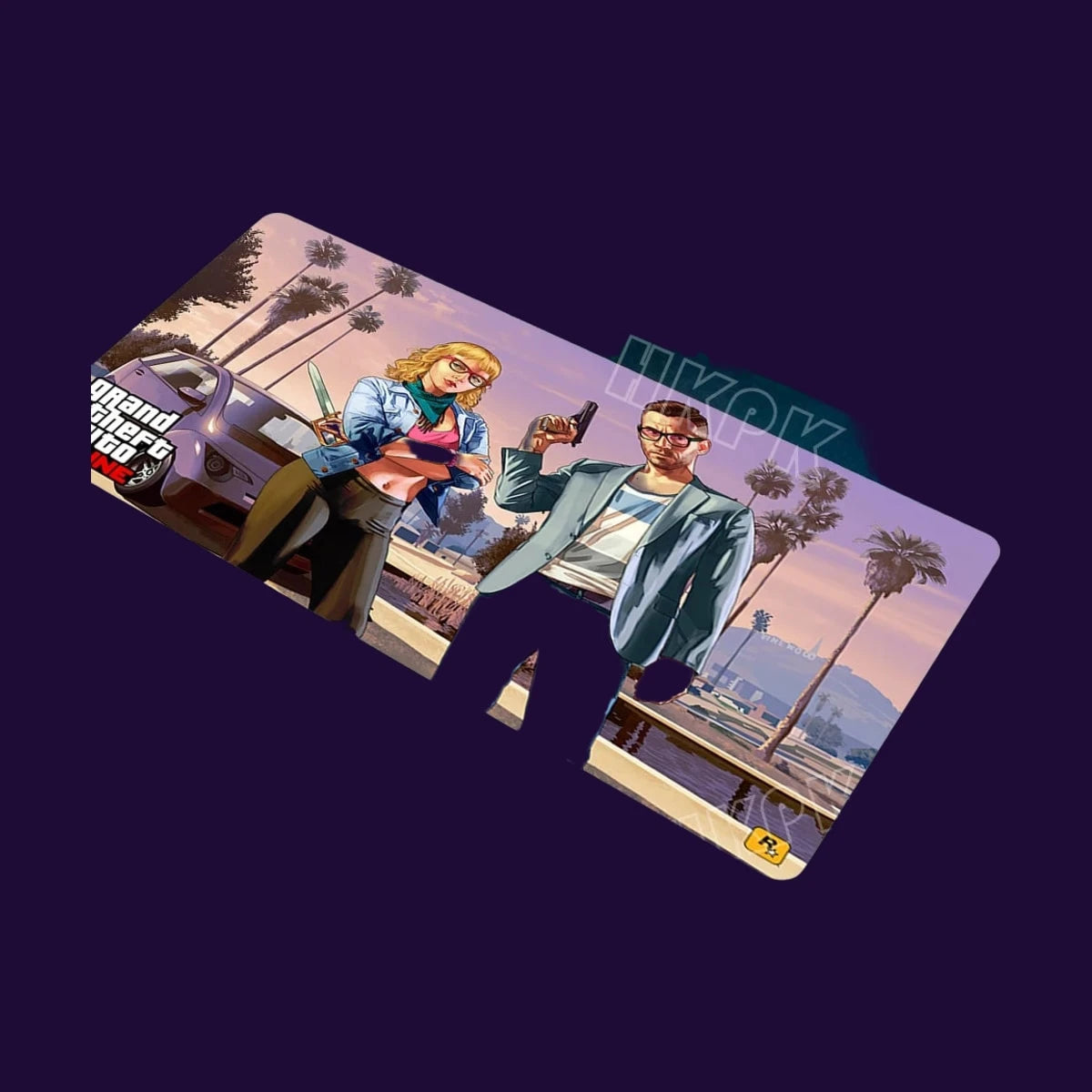 Neon City XL Gaming Desk Mat – photo 4