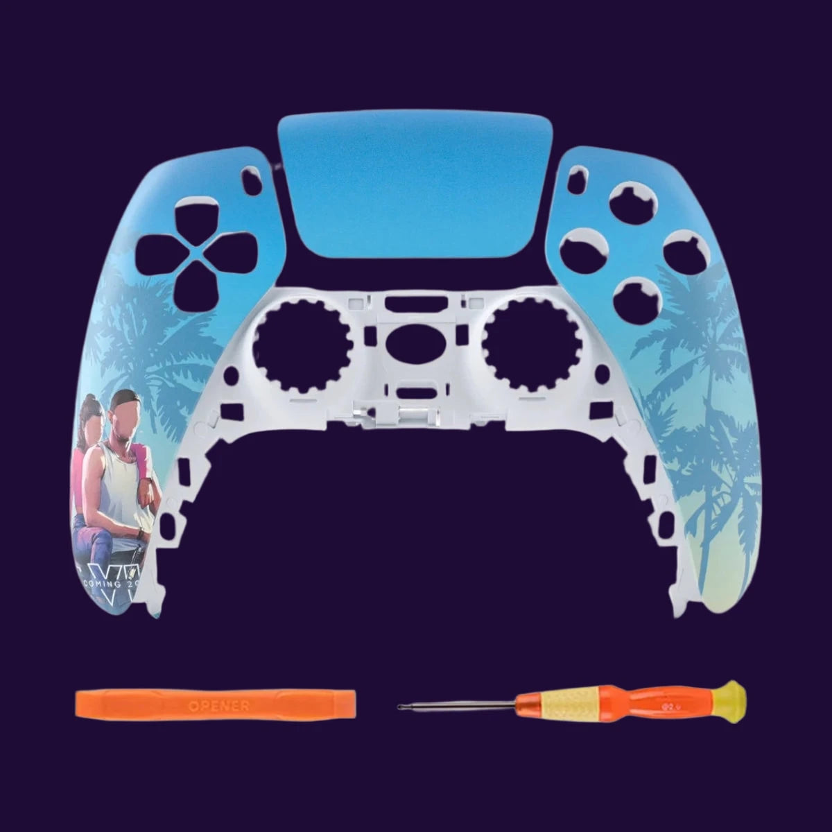 Retro Sunset PS5 Controller Shell – photo 6