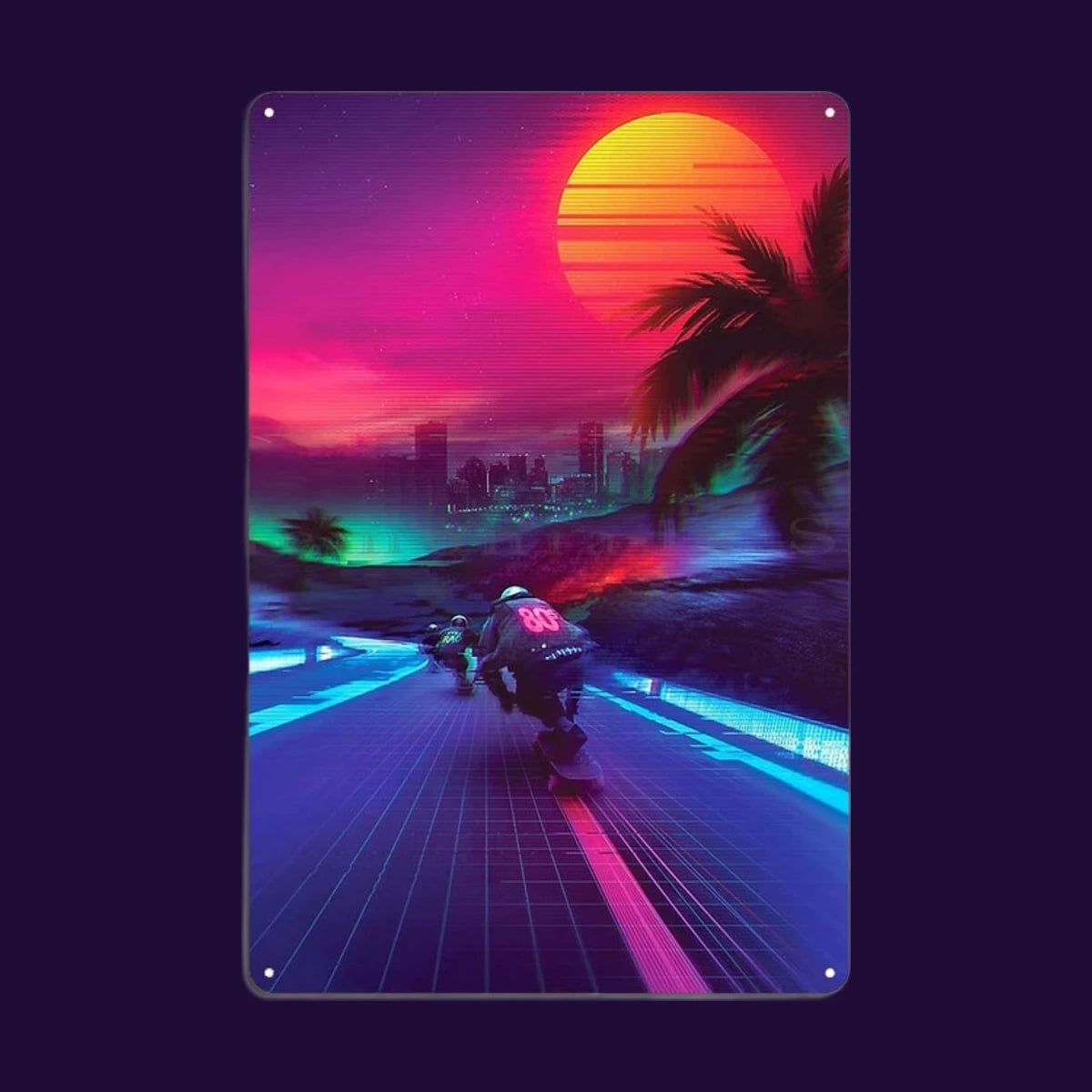 Sunset Drive Metal Sign – photo 14