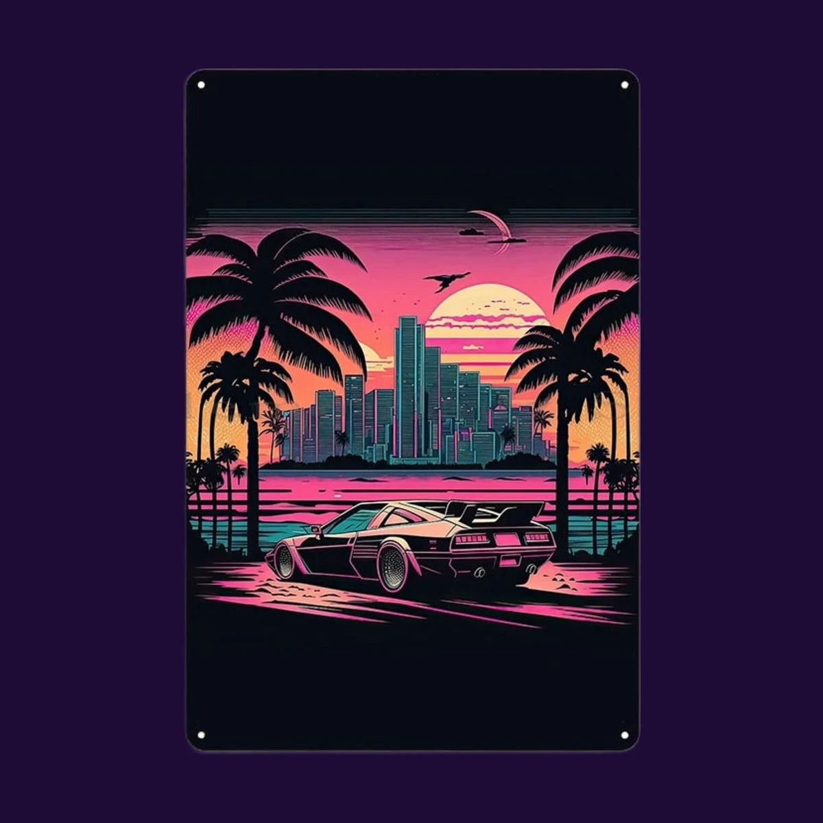 Sunset Drive Metal Sign – photo 16