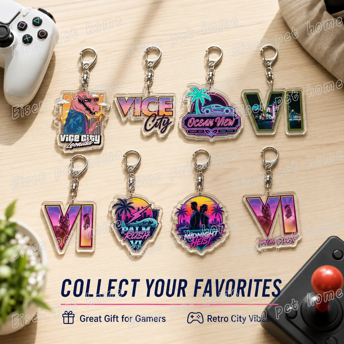 Vice City Keychains