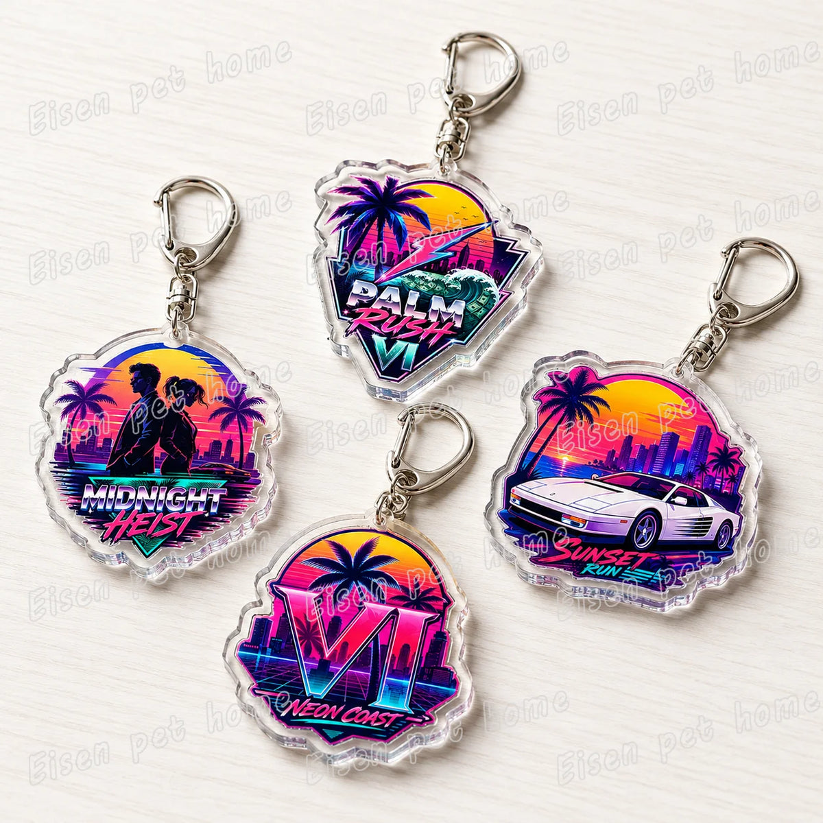 Vice City Keychains